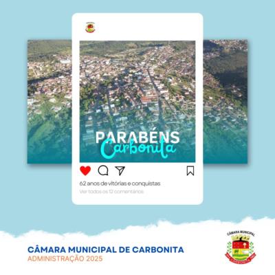 Parabéns, Carbonita 62 anos de história, trabalho e conquistas