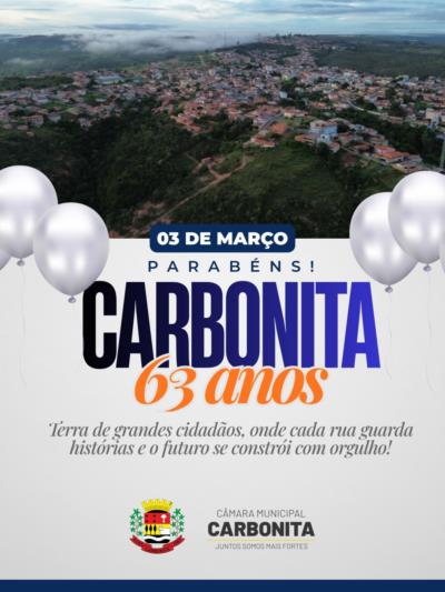 Parabéns Carbonita - 63 anos!